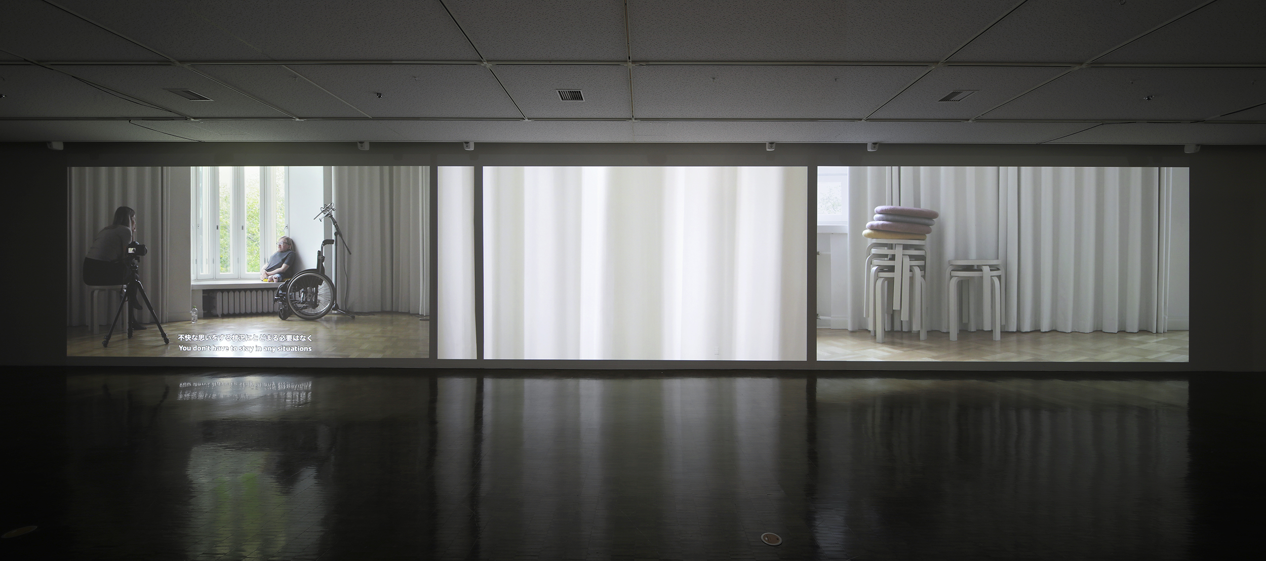 グスタフソン&ハーポヤ「Becoming──地球に生きるための提案」展示風景/撮影:来田猛
